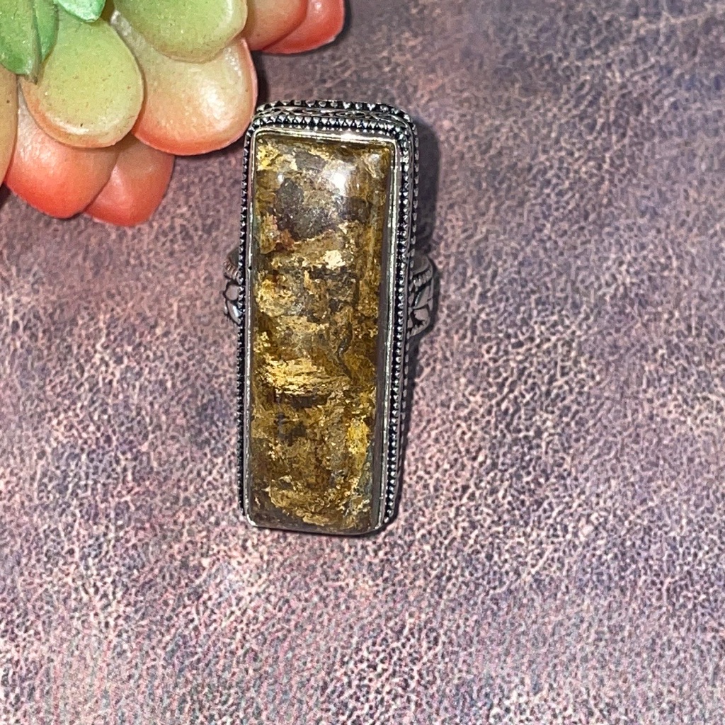 Bronzite Ring